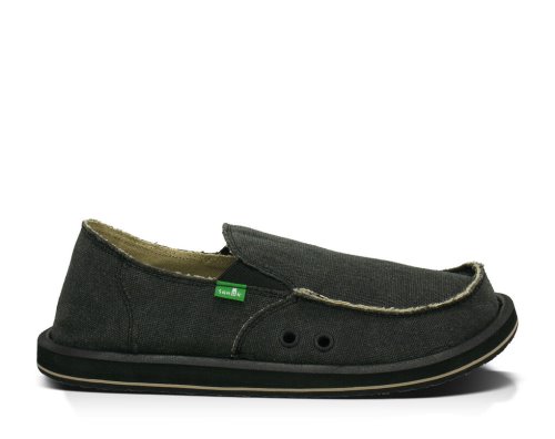 Sanuk Mens Vagabond Deep Grey Shoes | YFBRXV571